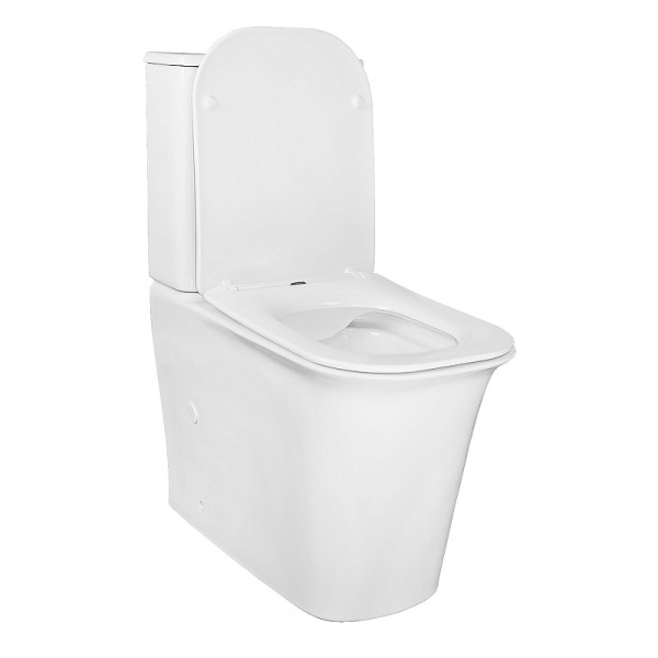 Унитаз напольный Velise безободковый с бачком и сиденьем микролифт 625x355x810 (AZ-1222A)