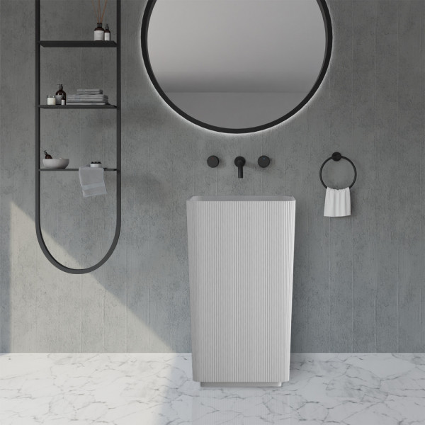 Раковина напольная Abber Stein 500x350 белый матовый (AS2505-H) Раковина напольная Abber Stein 500x350 белый матовый (AS2505-H)