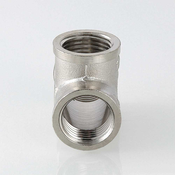 Тройник 1" Valtec (никель) (VTr.130.N.0006) Тройник 1" Valtec (никель) (VTr.130.N.0006)