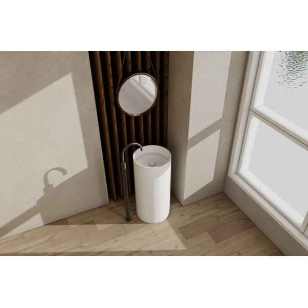 Раковина напольная Stein (белый матовый) Раковина напольная Stein (белый матовый)