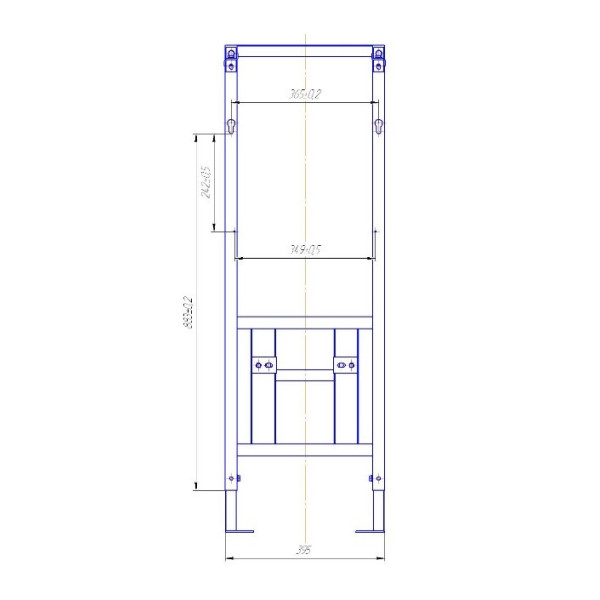 Инсталляция для подвесного унитаза Cersanit Link Pro (S-IN-MZ-LINK_PRO)