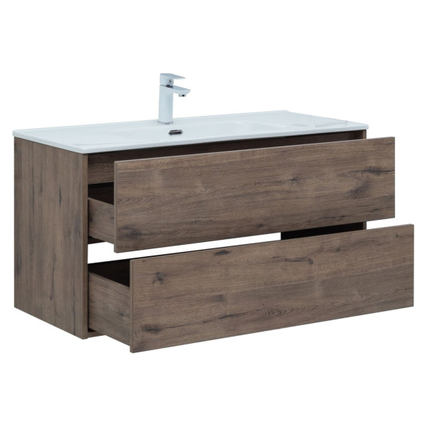 Тумба подвесная Aquanet Lino 100 (Flat) дуб веллингтон (00287545) Тумба подвесная Aquanet Lino 100 (Flat) дуб веллингтон (00287545)