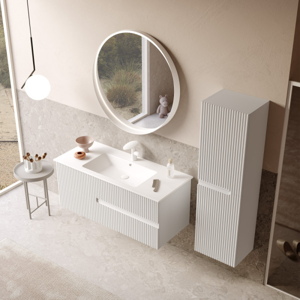 Тумба подвесная Orka Moonlight 1200x510x510 с раковиной белый матовый (5001503) Тумба подвесная Orka Moonlight 1200x510x510 с раковиной белый матовый (5001503)