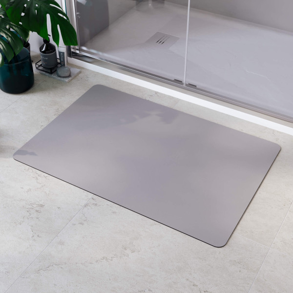 Коврик для ванной RGW 90x60+60x40 светло-серый (6241011-107)