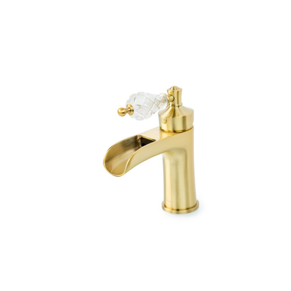 Смеситель для раковины Boheme Vogue Crystal бронзовый (201-CRST) Смеситель для раковины Boheme Vogue Crystal бронзовый (201-CRST)