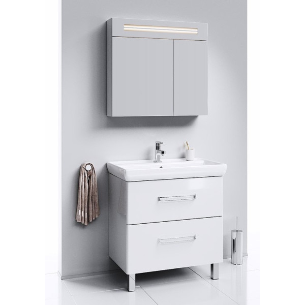 Шкаф зеркальный Aqwella Neo 800x760x150 белая (Neo.04.08)