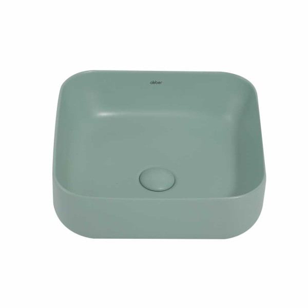 Раковина накладная Abber Rechteck светло-зеленая матовая (AC2211MCG) Раковина накладная Abber Rechteck светло-зеленая матовая (AC2211MCG)