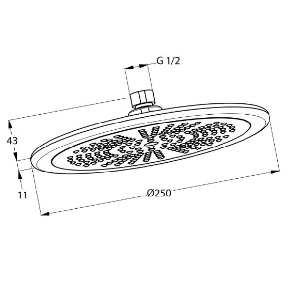 Душевая система Kludi Freshline Dual Shower System с термостатом (6709205-00)
