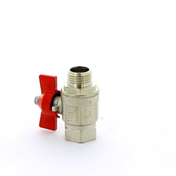 Кран Itap 1/2" ВН шаровый Ideal (красная бабочка) (0930012) Кран Itap 1/2" ВН шаровый Ideal (красная бабочка) (0930012)