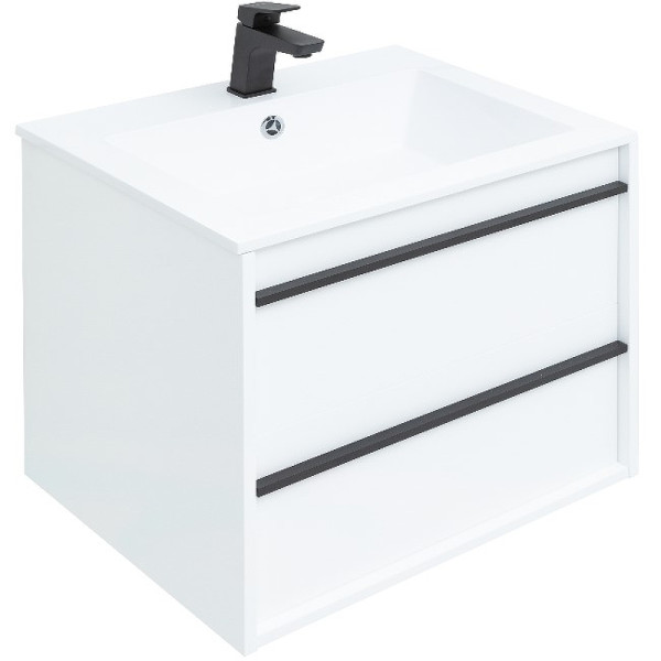 Тумба подвесная Aquanet Lino 60 белый матовый (00253901)