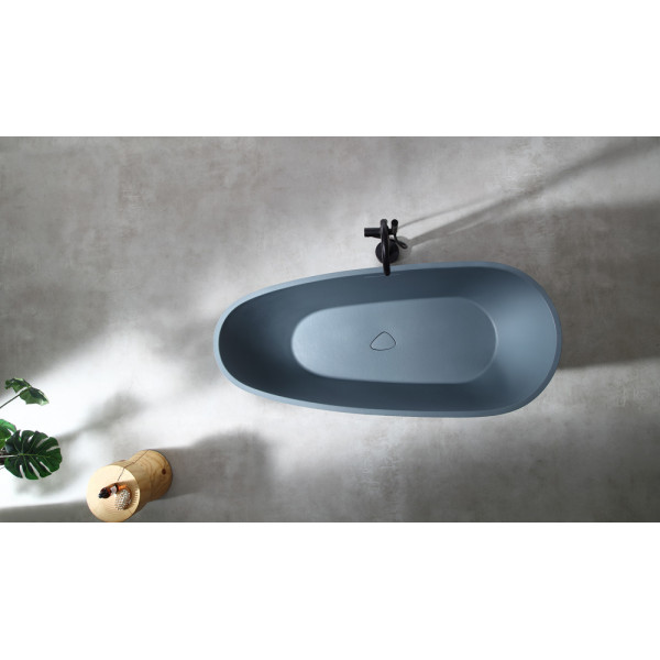 Ванна из искусственного камня Abber Dortmund 170x75 серая матовая (AM9911G) Ванна из искусственного камня Abber Dortmund 170x75 серая матовая (AM9911G)