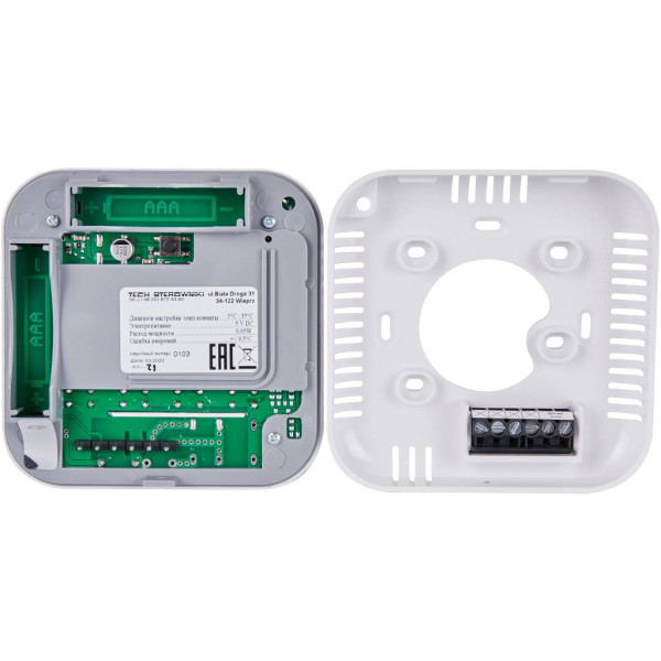 Терморегулятор Stout беспроводной комнатный двухпозиционный ST-295v2, белый (STE-0101-029521)