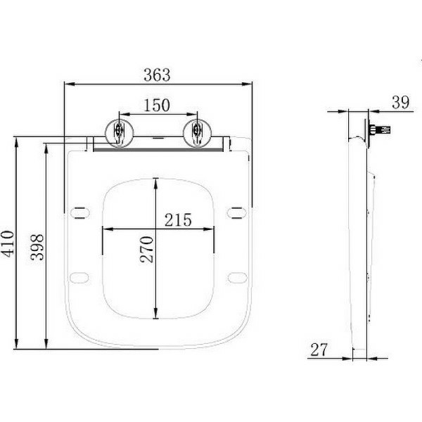 Сиденье для унитаза BelBagno Aurora белое, с soft close (BB8604SC)