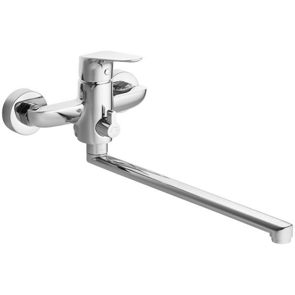 Смеситель для ванны и душа Santek Форт с душевым комплектом хром (WH5A12004C001)