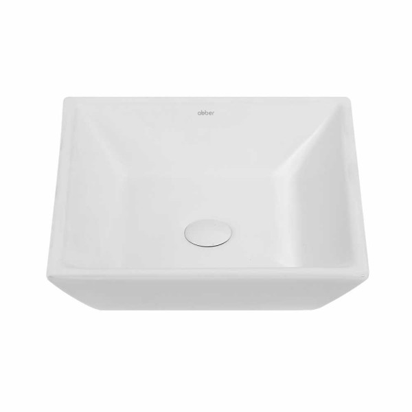 Раковина накладная Abber Rechteck белая (AC2214)