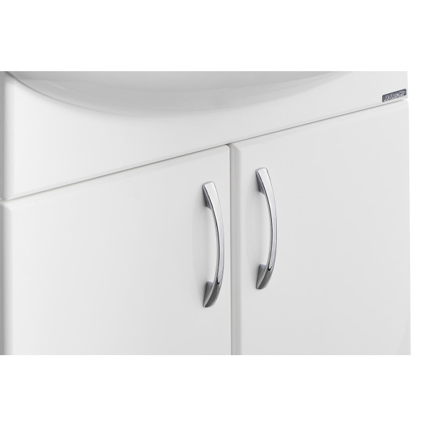 Тумба Онда 60 /131203S0011B0 умывальник Aquaton Грация с переливом белый 60 (1A1228K1ON010)