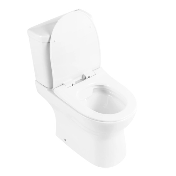 Чаша безободкового унитаза Steam с сиденьем soft close P-trap (BB130CPR/SC)