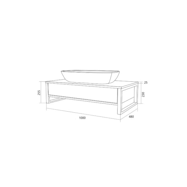 Тумба подвесная 1Marka Grundge Loft 1000x480x255 секвойя (Ц0000031979) Тумба подвесная 1Marka Grundge Loft 1000x480x255 секвойя (Ц0000031979)