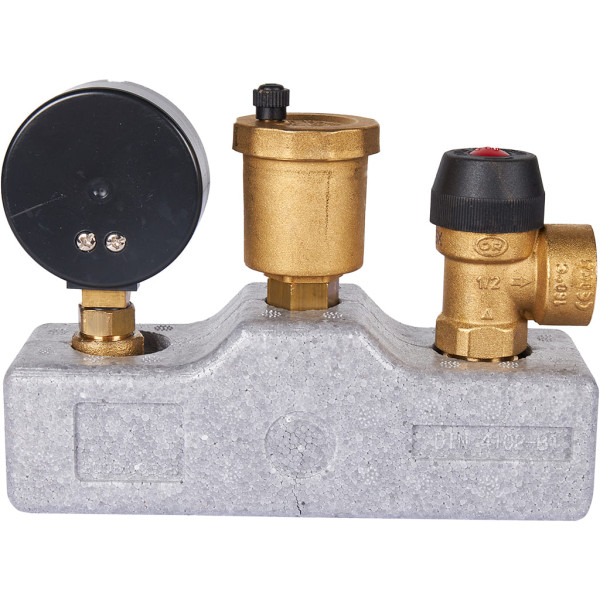Группа безопасности котла 1" до 50 кВт Stout (в теплоизоляции) SVS-0040-055032 Группа безопасности котла 1" до 50 кВт Stout (в теплоизоляции) SVS-0040-055032