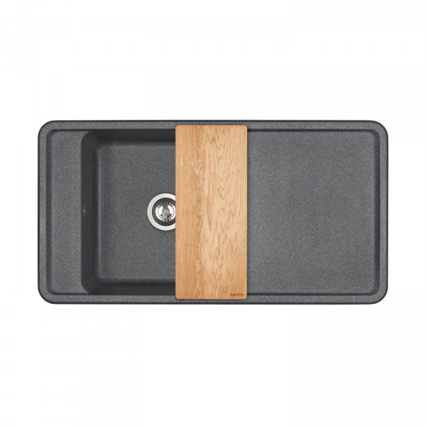 Мойка для кухни врезная Aquaton Беллис 510x970x250 графит (1.A725.1.32B.S21.0) Мойка для кухни врезная Aquaton Беллис 510x970x250 графит (1.A725.1.32B.S21.0)