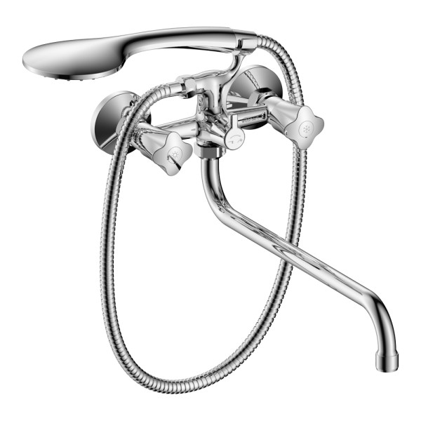Смеситель для ванны и душа Wesnaart Kamila хром (KAM16-322-23241) Смеситель для ванны и душа Wesnaart Kamila хром (KAM16-322-23241)