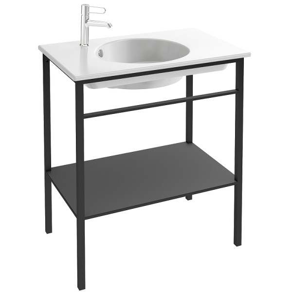 Раковина встраиваемая Jacob Delafon Odeon Rive Gauche 81x51,2 белая (EXAW112-Z-00)