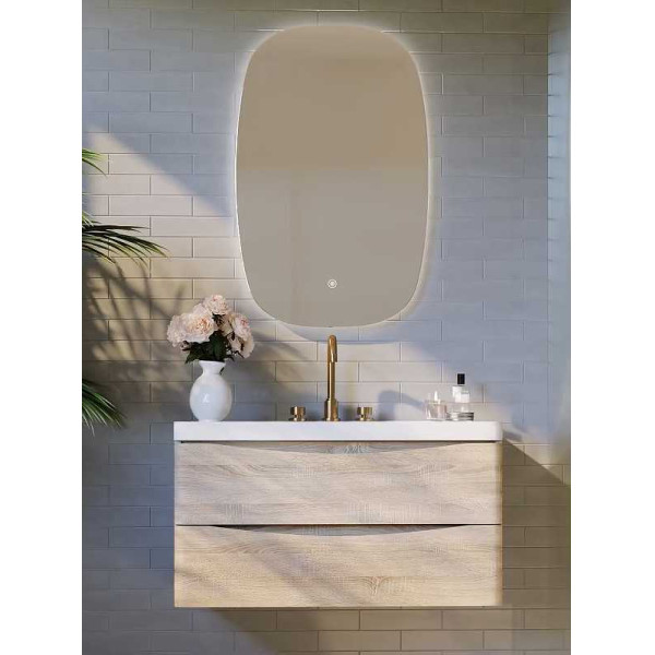 Тумба подвесная BelBagno Marino 70 Rovere Grigio (MARINO-700-2C-SO-RG-P) Тумба подвесная BelBagno Marino 70 Rovere Grigio (MARINO-700-2C-SO-RG-P)