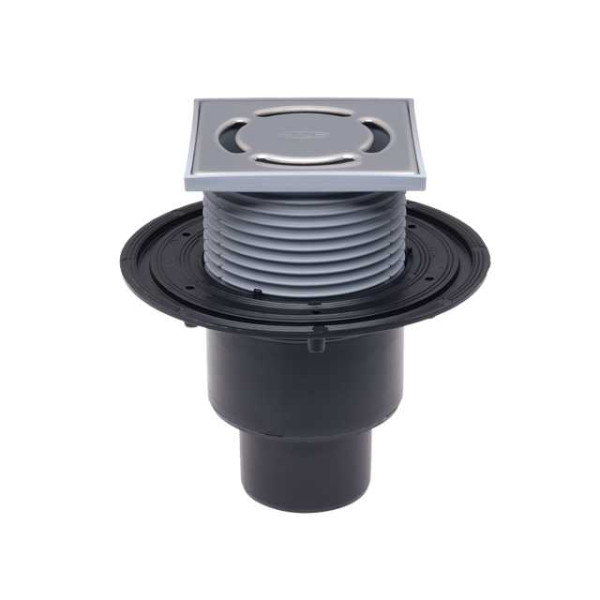 Трап вертикальный Hutterer & Lechner GmbH 123x123 мм DN 50/75/110 (HL 310NPr)