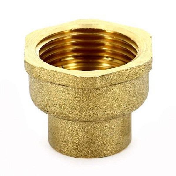 Муфта переходная 1/2"х3/4" Uni-Fitt (латунь) 602G3200