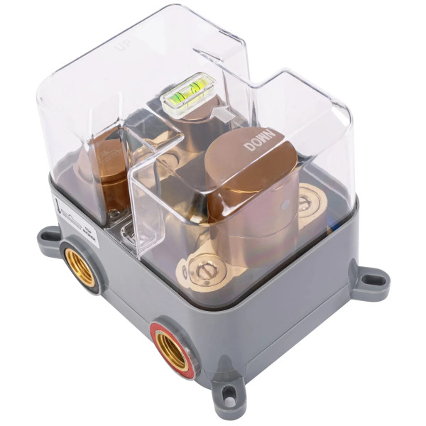 Душевая система термостатический Rea Lungo + Box Copper mat (REA-P8808)