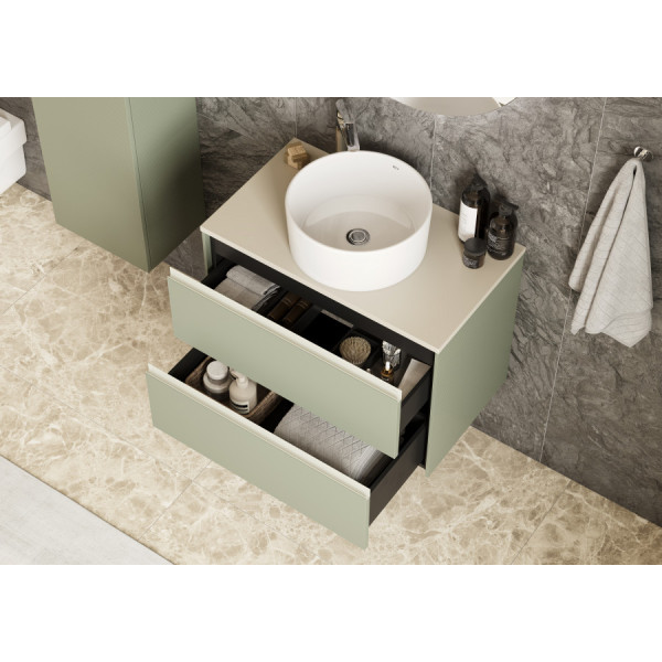 Тумба подвесная Roca Ona Olive 585x450x565 оливковый матовый (Z.RU93.0.786.0)