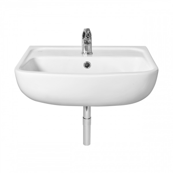Раковина подвесная Santek Лонги 550x420x195 белая (1WH501755) Раковина подвесная Santek Лонги 550x420x195 белая (1WH501755)