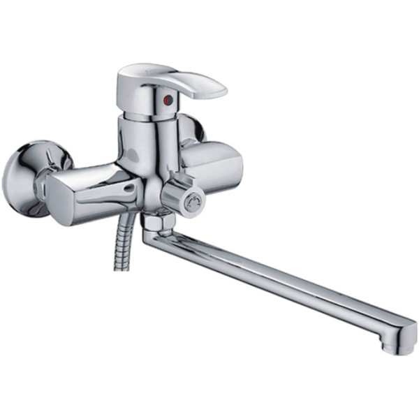 Смеситель для ванны и душа Ledeme с душевым гарнитуром (L2264)