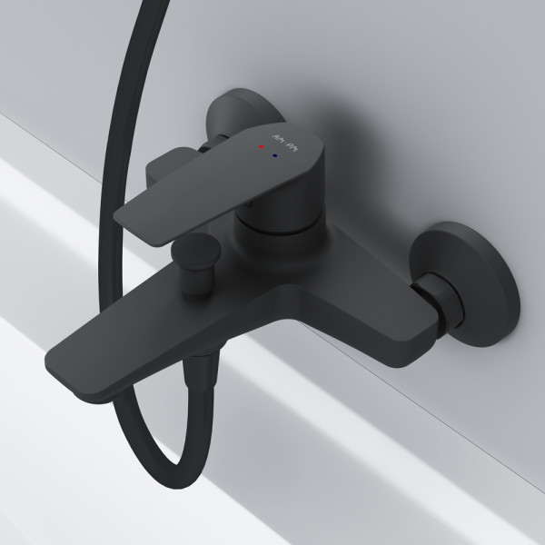 Смеситель для ванны и душа AM.PM Gem черный (F90A10022) Смеситель для ванны и душа AM.PM Gem черный (F90A10022)