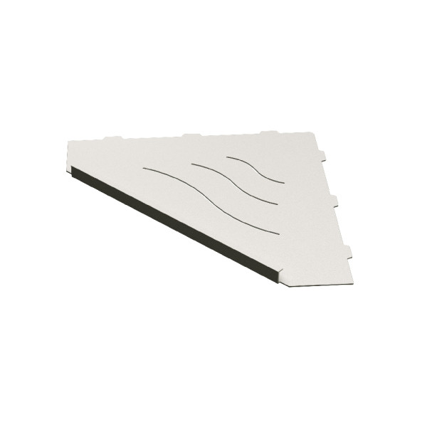 Полка в ванную комнату RGW MT-13W белая (49279913-01)