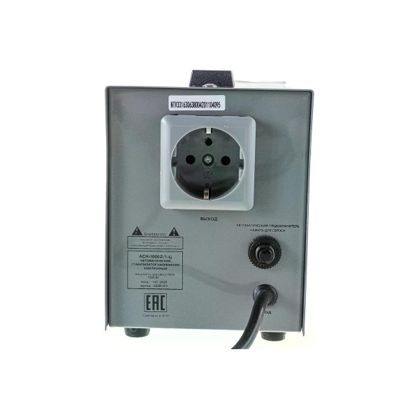 Стабилизатор напряжения Ресанта АСН-1000Д/1-Ц (63/6/38) Стабилизатор напряжения Ресанта АСН-1000Д/1-Ц (63/6/38)