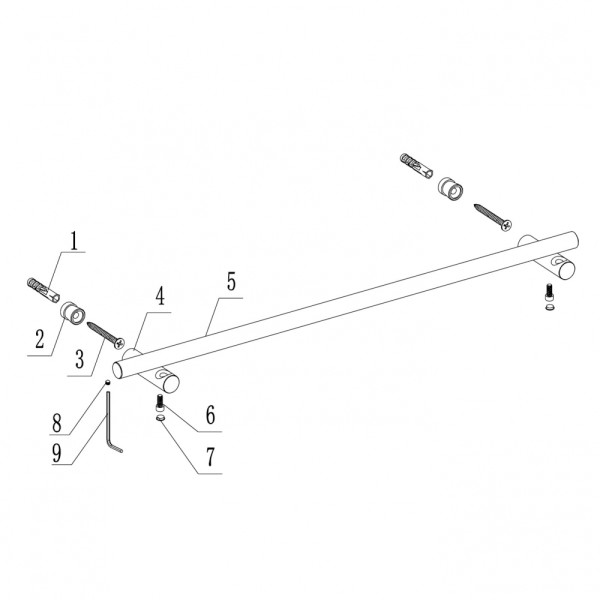Полотенцедержатель Abber Osten 316 золото брашированное (AA1856BG) Полотенцедержатель Abber Osten 316 золото брашированное (AA1856BG)