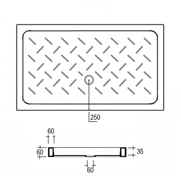 Душевой поддон RGW CR 70x140 белый (19170374-01) Душевой поддон RGW CR 70x140 белый (19170374-01)