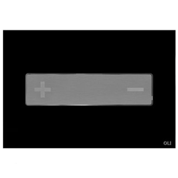 Клавиша смывная Oli Oceania inox черный (054562)