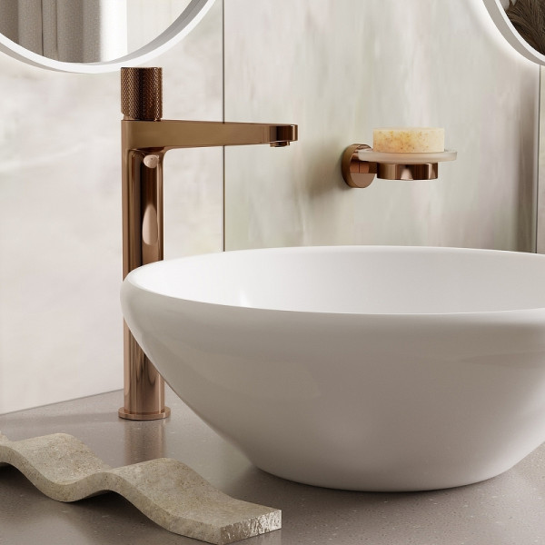 Смеситель для раковины WasserKRAFT Paar золотой (8803H)