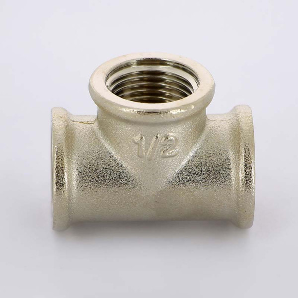 Тройник 1/2" Uni-Fitt (никель) 615N2220
