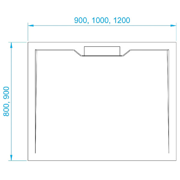 Душевой поддон RGW STE-108MB 80x100x3,5 черный (52342810-14)