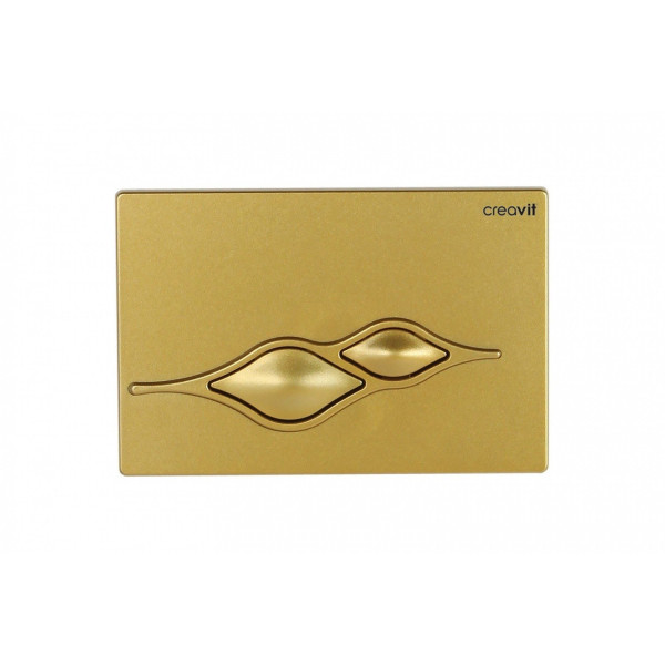 Клавиша смывная Creavit UFO золотой (GP1006.00) Клавиша смывная Creavit UFO золотой (GP1006.00)