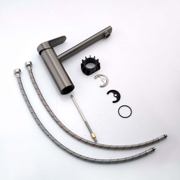 Смеситель для кухни Aquatek Ника оружейная сталь (AQ1880BGM)