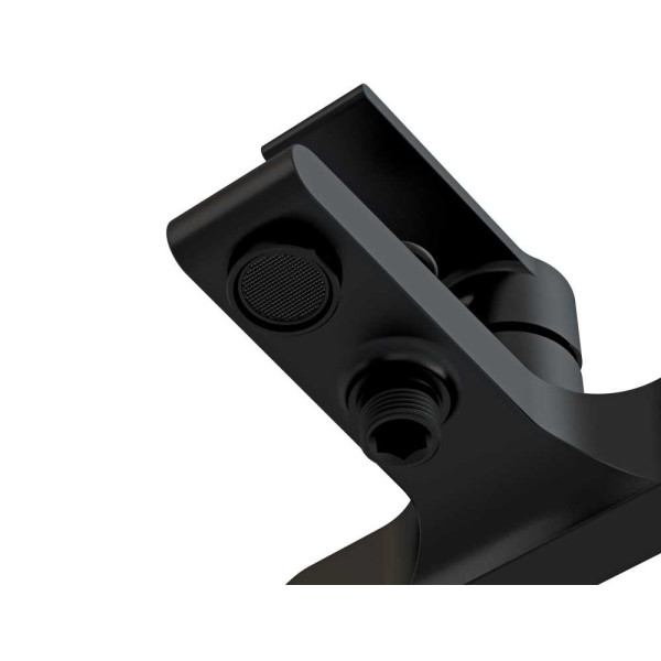 Смеситель для ванны и душа Cersanit Brasko черный (А63108)