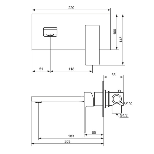 Смеситель для раковины Damixa Gala хром (530260000) Смеситель для раковины Damixa Gala хром (530260000)