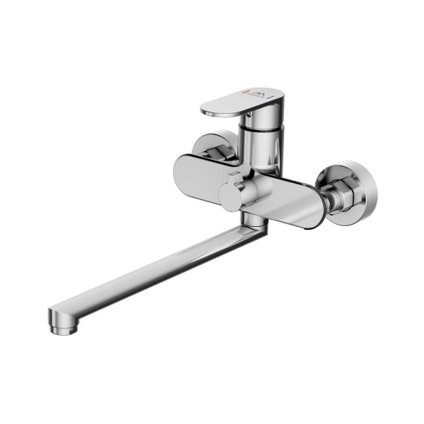 Смеситель для ванны и душа Fashun с душевым комплектом хром (A2285)