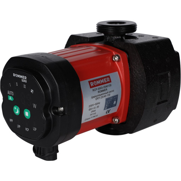 Насос циркуляционный ROMMER ERTI 25/40-130 (с гайками и теплоизоляцией) Насос циркуляционный ROMMER ERTI 25/40-130 (с гайками и теплоизоляцией)