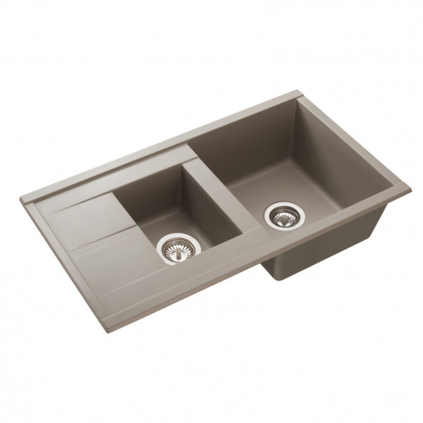 Мойка для кухни врезная Aquaton Делия 87 510x870x218 серый шелк (1.A716.2.32D.E25.0) Мойка для кухни врезная Aquaton Делия 87 510x870x218 серый шелк (1.A716.2.32D.E25.0)