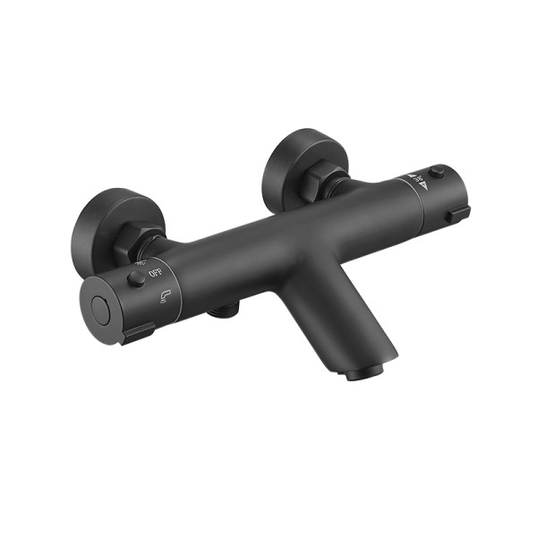 Смеситель для ванны и душа Esko Микрос черный (T3054 Black)